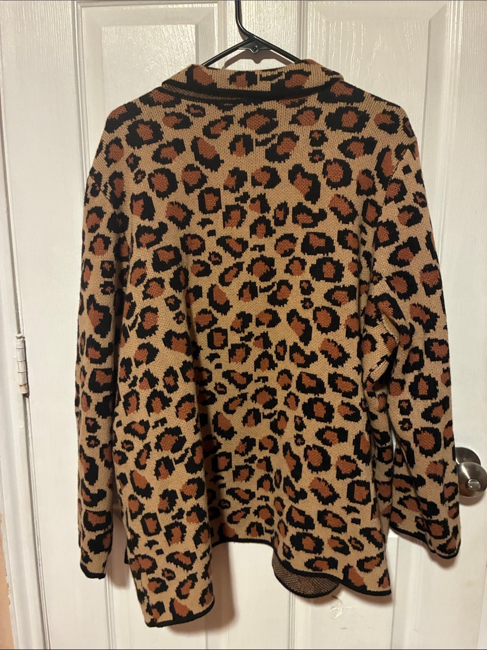 Talbots Black and Brown Patterned Wool Blend Blazer - Picture 5 of 5